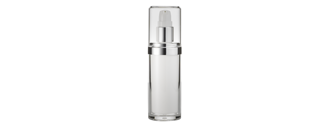 Acrylic Round Lotion Bottle 50ml - E-50-A Waltz